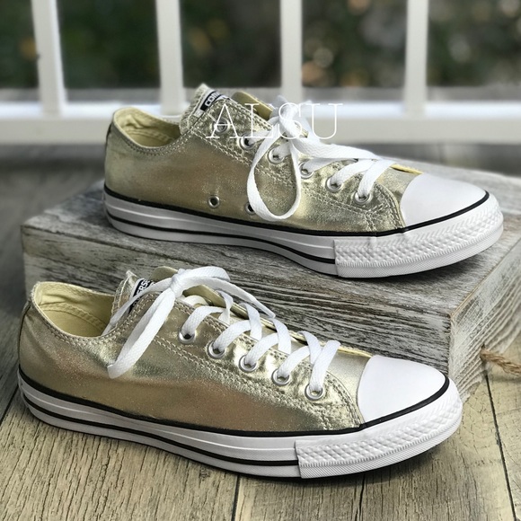 Converse Shoes - NWT Converse Ctas OX Light Gold WMNS AUTHENTIC